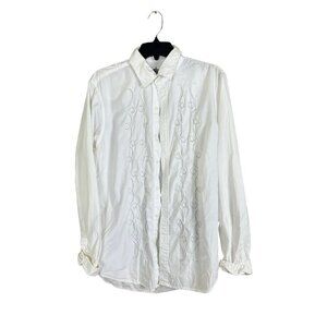 Helix Men's Buttoned Down White Shirt